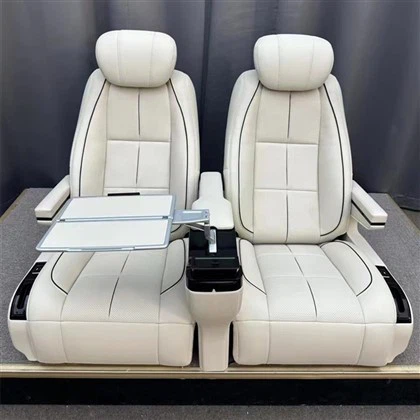 Dubbelsäte med Maybach-bord för ombyggnad av nyttofordon