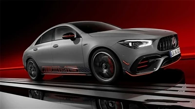 2024 Mercedes-Benz AMG CLA45S interiör och exteriör